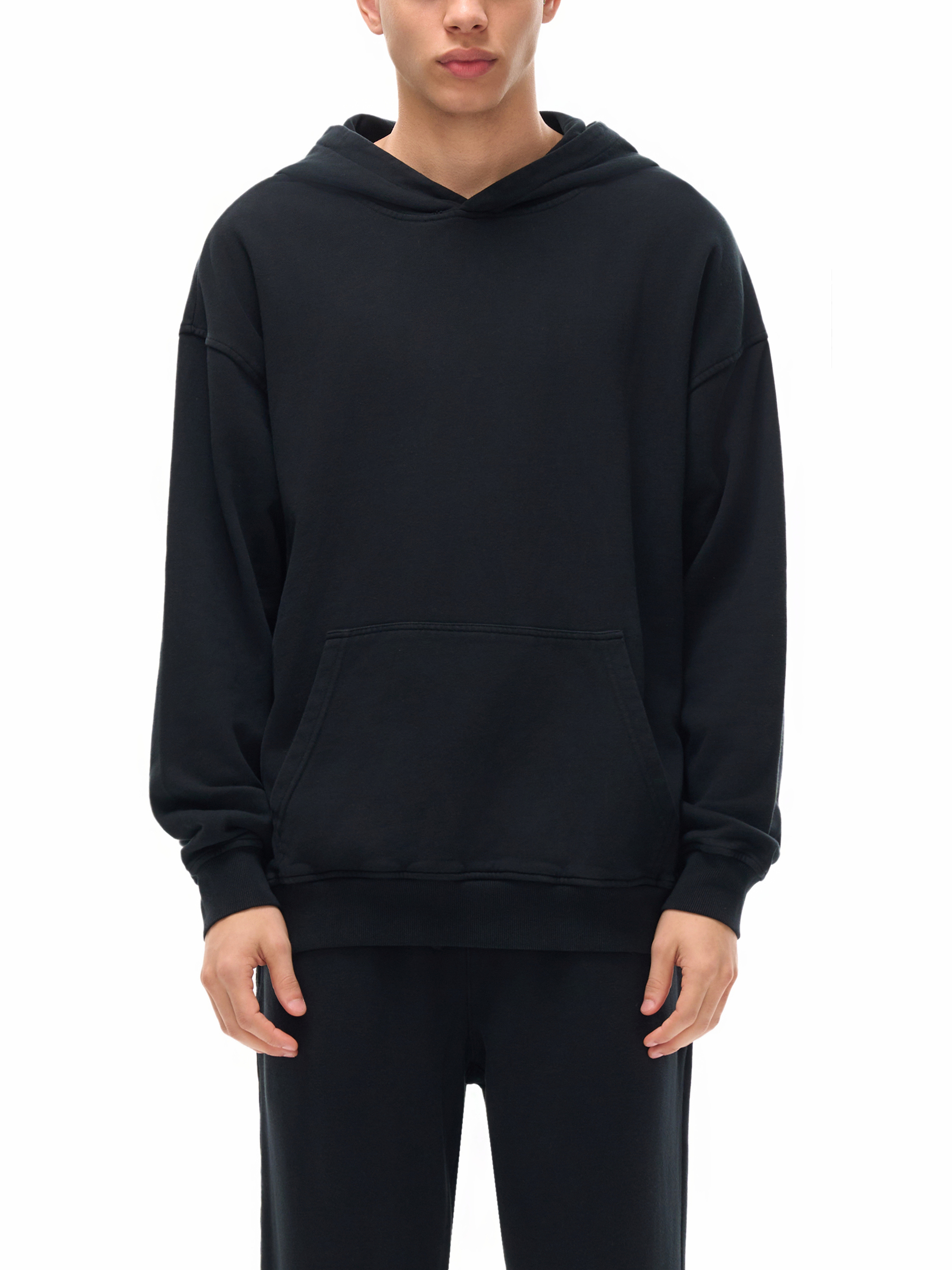 トップス DAN Wool Oversized Sweat M BLACK Wool Oversized Sweat - BLACK – DAN