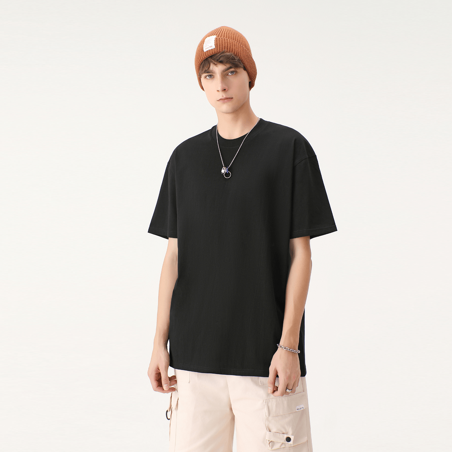 Drop Shoulder Seamless T-Shirt - 200G | Streetwear Apparel